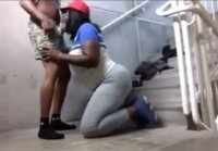 Fucking In Public Staircase