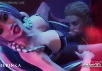 Animación sexy futa con juguetes sexuales