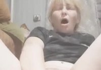 MILF fucks herself on camera 2