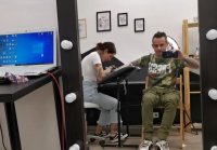 Couple makes public sex in the tattoo shop