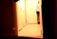 Housewife makes a blowjob to the pizza guy