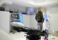 Doctor fuck his patient while husband is outside