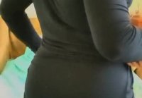 She lifted her dress  and showed her Big Beautiful Butt