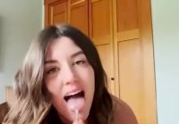 Blowjob from cute creature