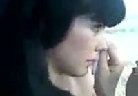 Married Dagestan Woman Stripped Naked  in auto