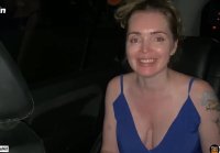 Mature beauty Gave Taxi Driver Almost Without Persuasion