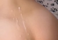 Cum on my wife's back