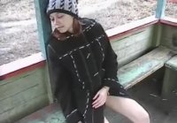 Drunk giver sleeping without panties at the stop   Yandex.Video