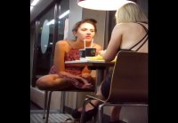 Gaja boa upskirt caught at McDonalds