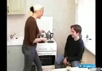 Lustful mommy seduced son