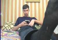 Gay porn online.com Chico ruso no quería estudiar y follar