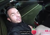 A man picked a fat whore on the street and fucks where he wants