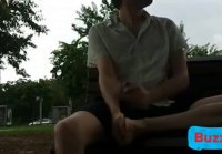 Big Cock Wank Outdoors