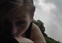 Fucked in a Park and Creampied