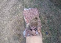 Brother Convinces his Teen Step Sister to Fuck near the Woods