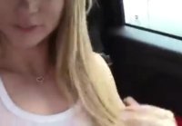 Joven en auto fucking pussy