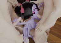 Animación de orgía de muffet hecha por ReSteel