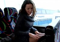 La copine anglaise dans le bus