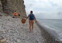 Flashing at the seaside