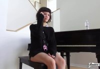 Hot fucking with young pianist