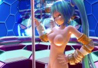 Mmd blue hair cutie nice tits open ass pussy views